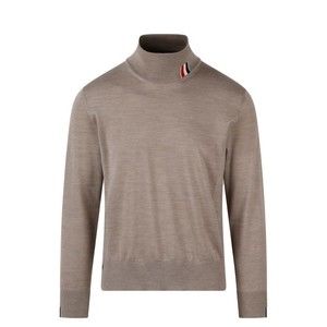 Thom Browne Rwb Stripe Intarsia Turtleneck Pullover - NWT